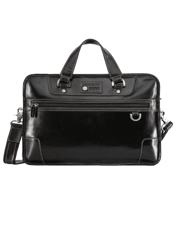 Jekyll & Hide - medium laptop briefcase - black