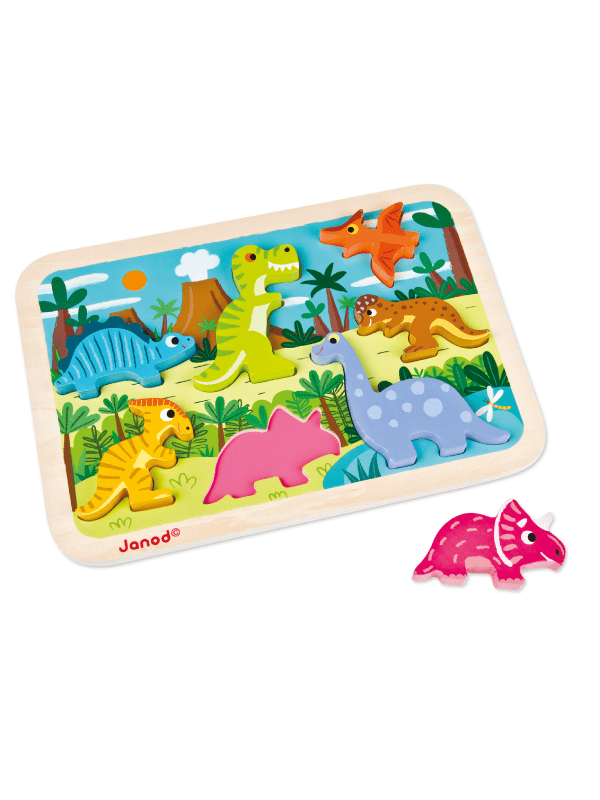 Janod - wooden dinosaur puzzle