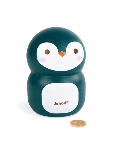 janod - penguin money box