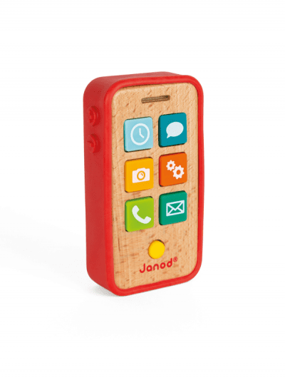 janod - wooden phone toy