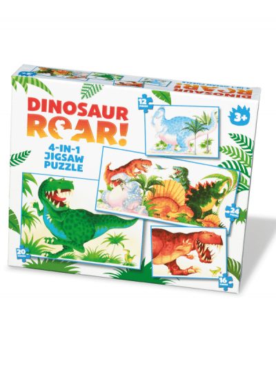 Dinosaur Roar 4 in 1 puzzle