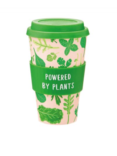 Sass & Belle powered by plants coffee cup