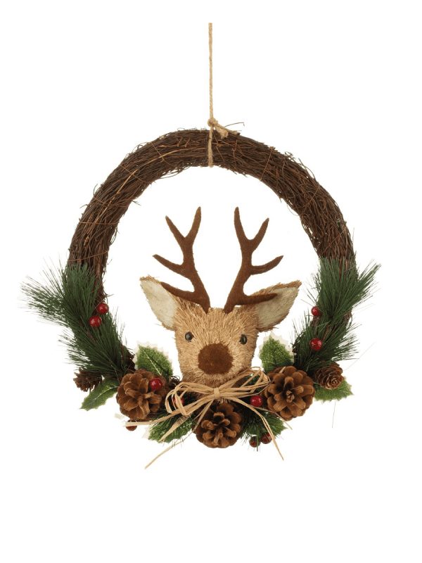 Festive - reindeer wreath