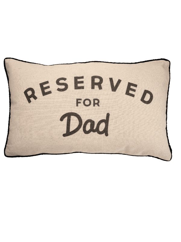 Sass & Belle reserved for dad cushion