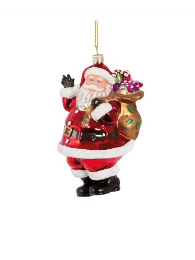 Sass & Belle santa shaped bauble