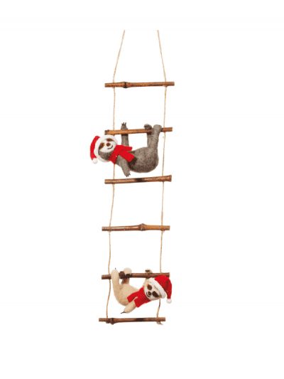 Sass & Belle sloth ladder decoration
