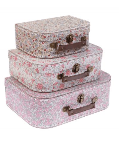 Sass & Belle vintage flower suitcases - set of 3