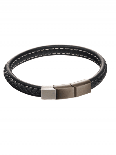 Fred Bennett - navy leather bracelet