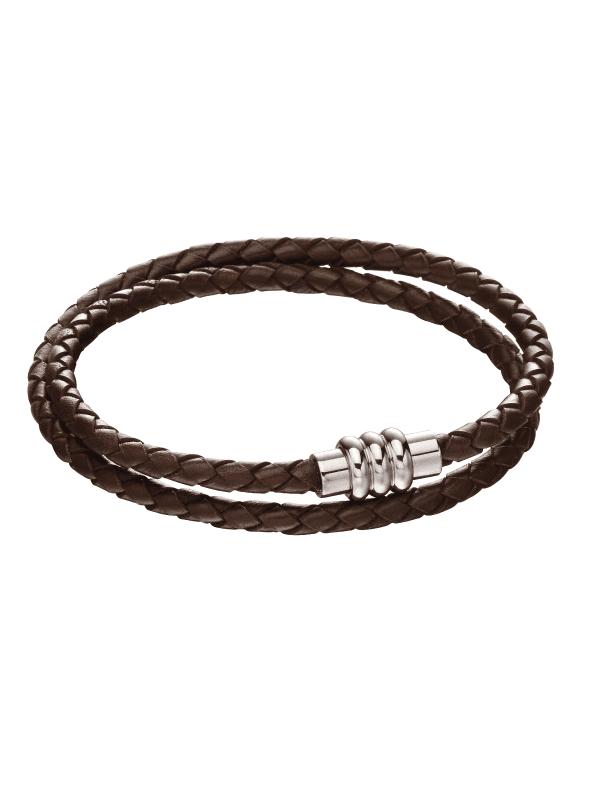 Fred Bennett - brown knot leather bracelet