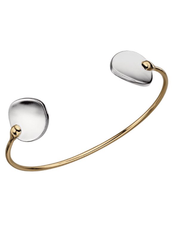 Fiorelli - gold & silver disc bangle