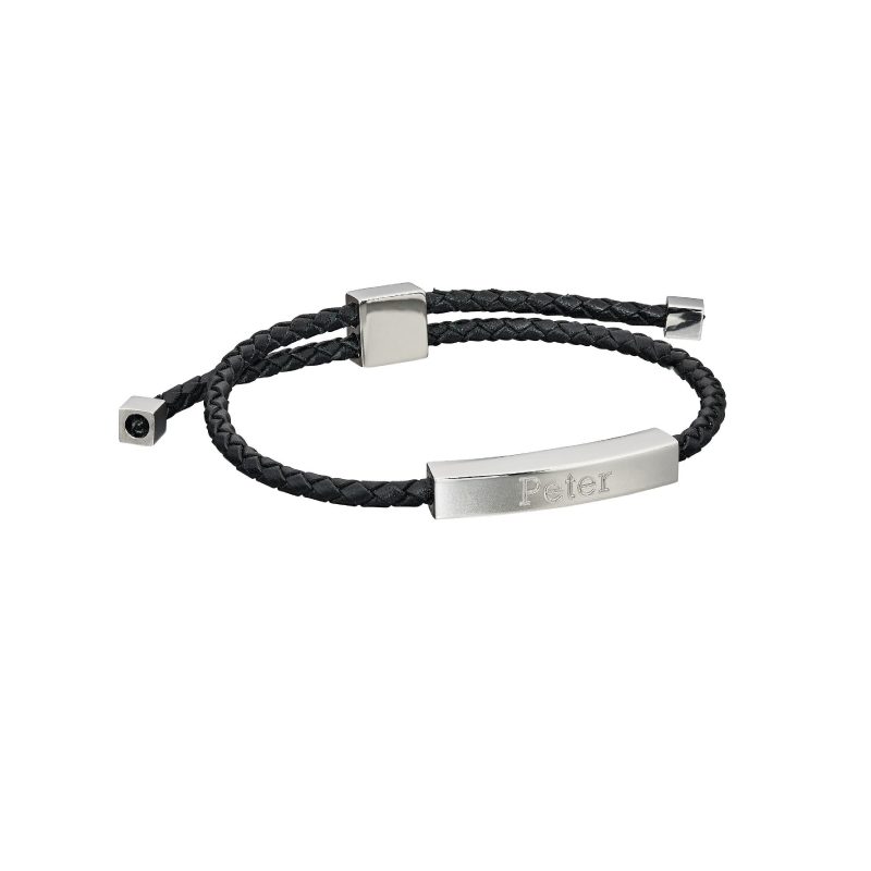‘Father’ Leather Bracelet | Gifts for Him | Bennetts of Derby