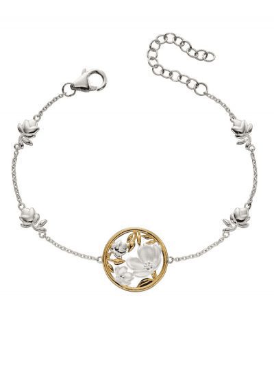 Elements Silver - cherry blossom bracelet