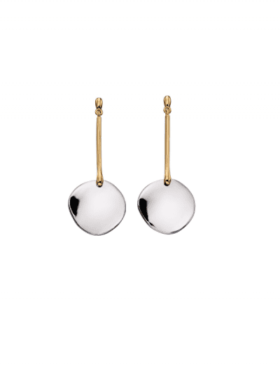 Fiorelli - gold & silver disc earrings