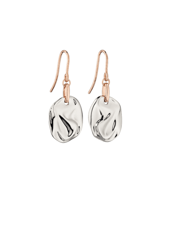Fiorelli - crinkle silver earrings