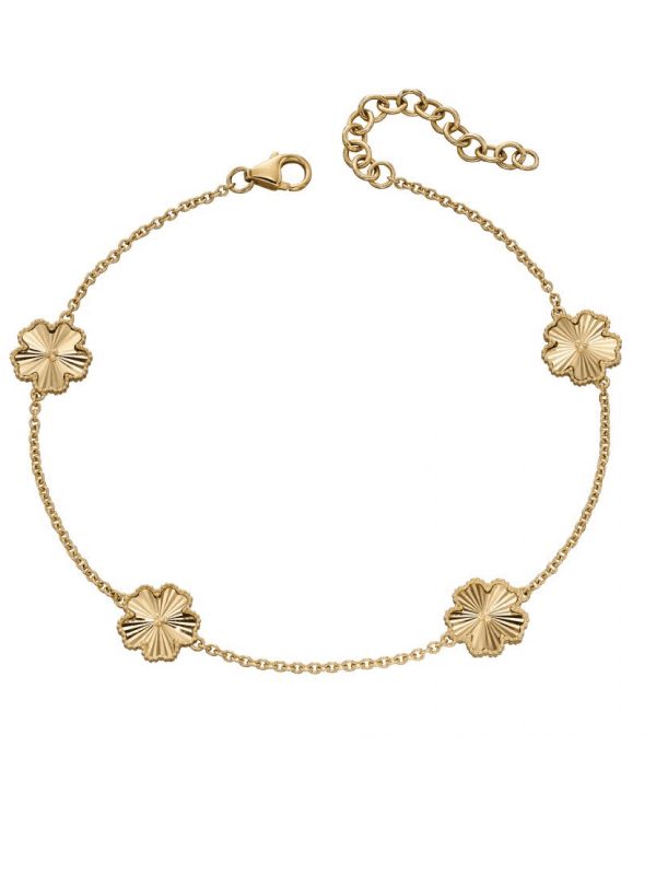 Elements Gold - flower bracelet
