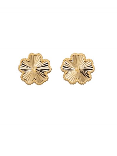 Elements Gold - flower stud earrings