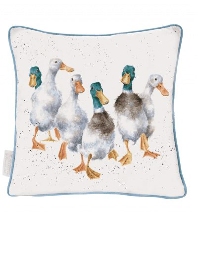 Wrendale cushion - ducks on a neutral background, home decor