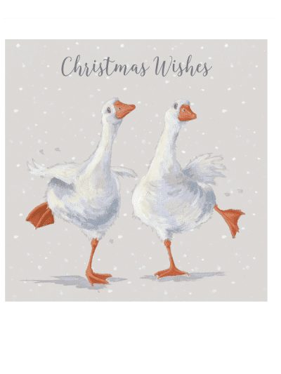 Wrensdale Christmas card set - geese