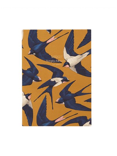 Wouf - A6 notebook - swallows