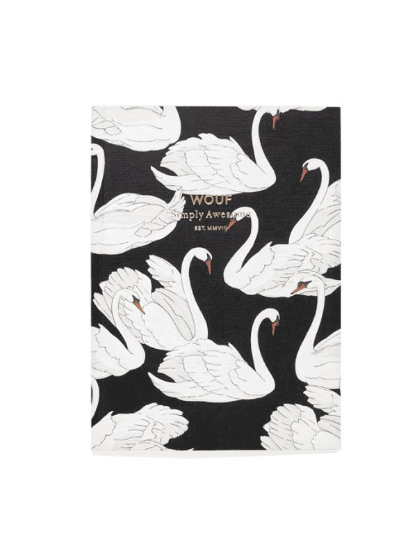 Wouf - A6 notebook - swan