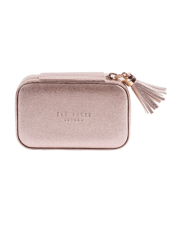 Ted Baker - mini jewellery case - pink