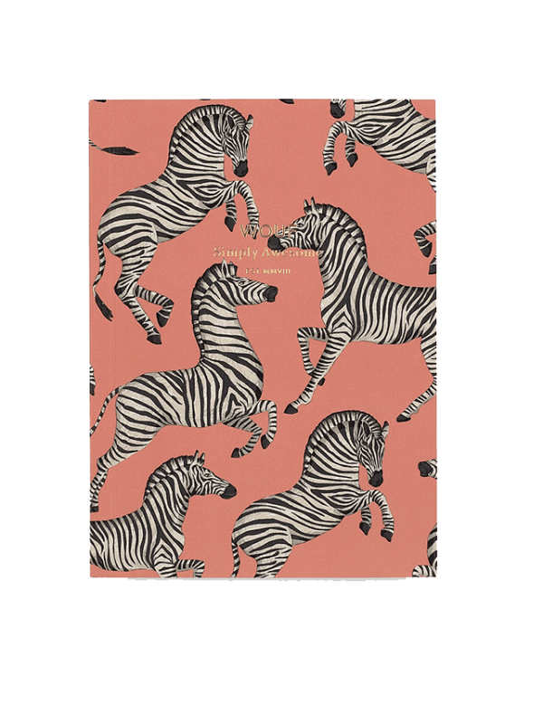 Wouf - zebra A6 notebook