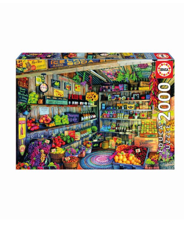 Educa - 2000 piece jigsaw - Farmers Market