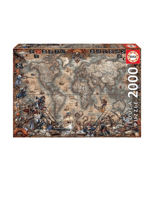 Educa - 2000 piece jigsaw - pirate map