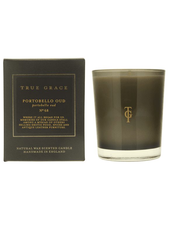 True Grace - portobello oud candle