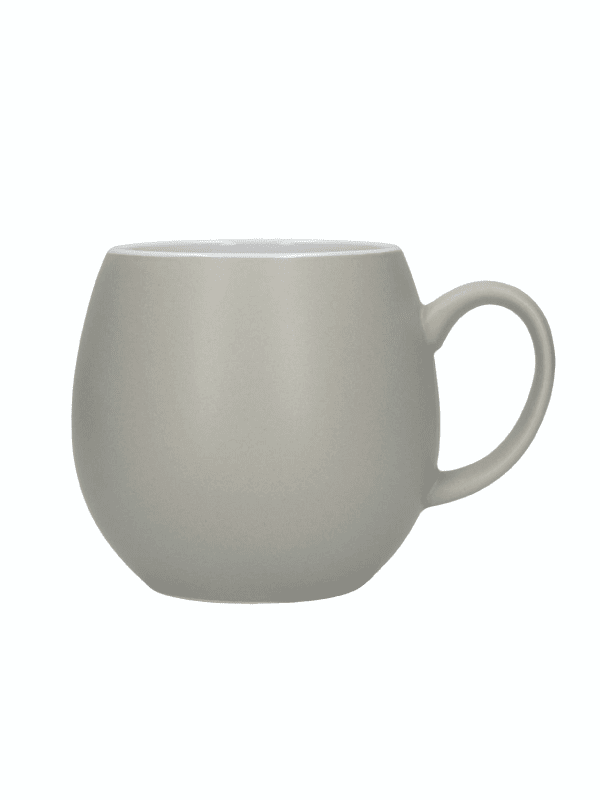 London Pottery mug - matte putty, grey colour, homeware