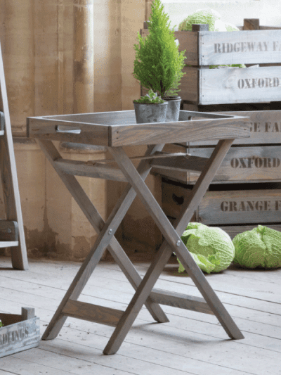 Garden Trading Butlers Tray in a garden potting shed