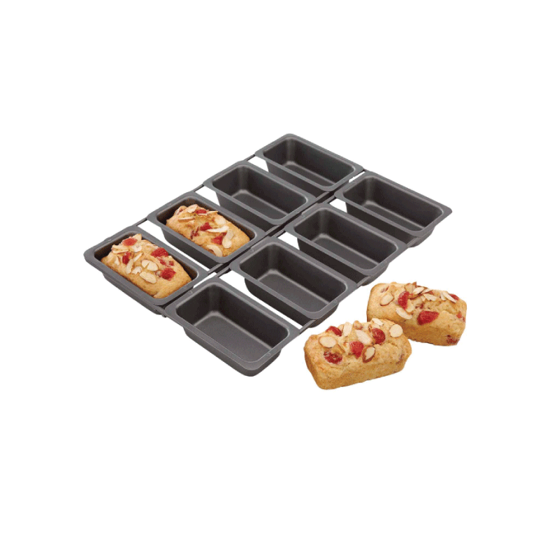 Chicago Metallic Non-Stick Eight Hole Mini Loaf Pan