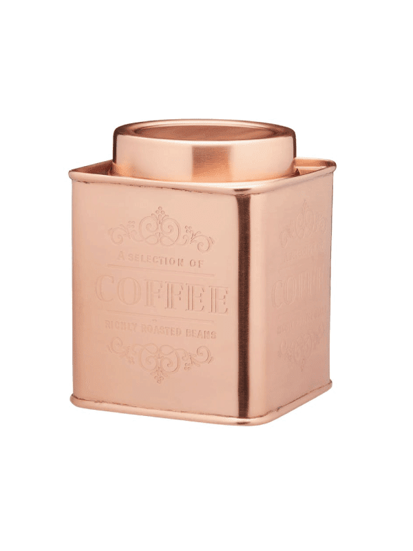 Le Xpress coffee tin - copper, home accessories