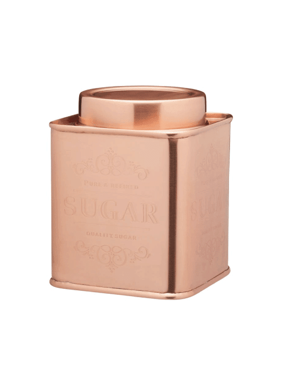 Le Xpress sugar tin - copper, home accessories