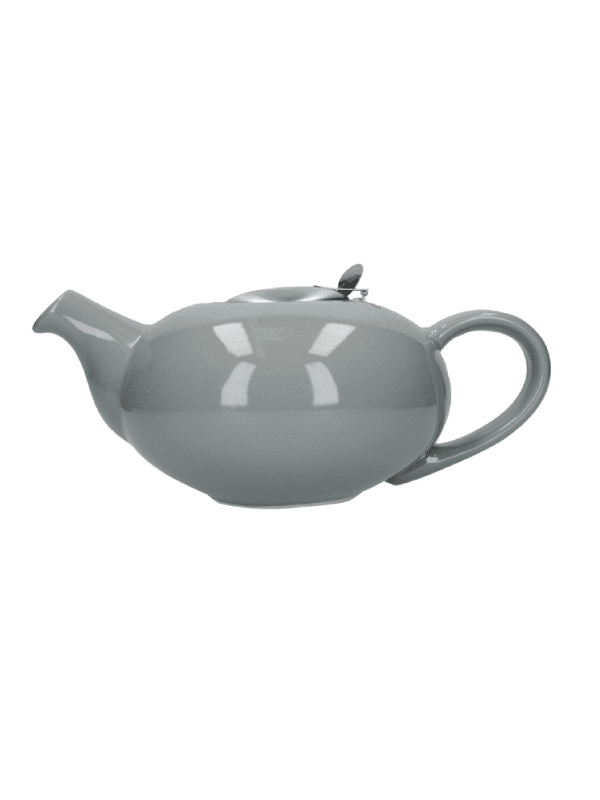 London Pottery 2 cup teapot in light grey, kitchen accessory