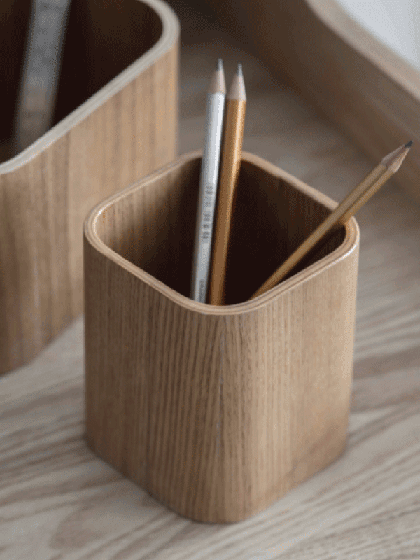 garden trading wooden pencil pot in a living space
