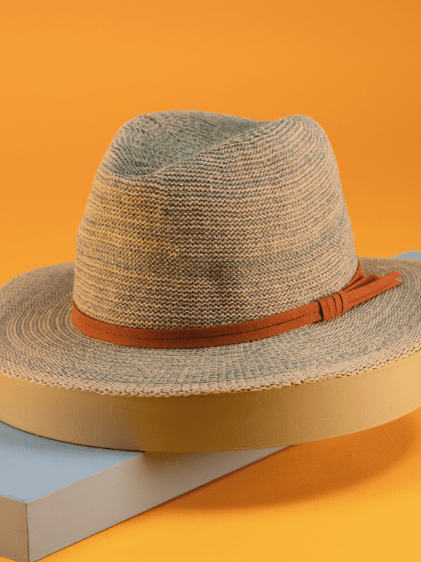 powder turquoise summer hat