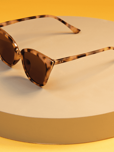 powder tortoise shell sunglasses