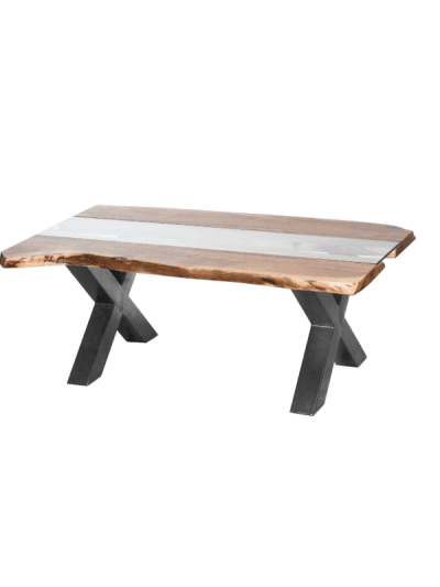 live edge collection river coffee table