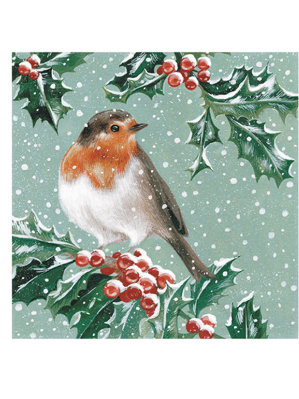the art file robin and holly greetings cards