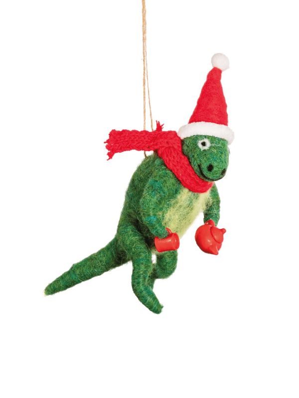 sass and belle felt tea rex decoration