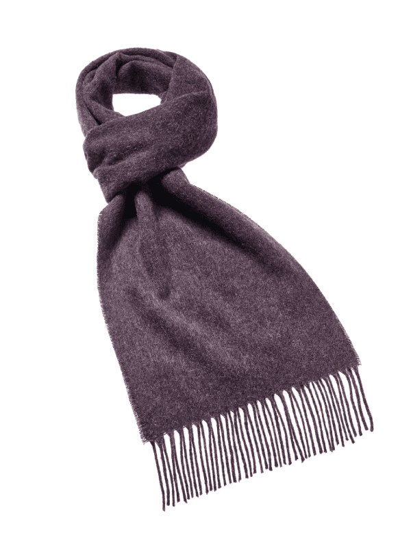 Bronte by moon plain heather scarf