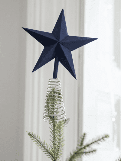 garden trading fold out ink star tree topper