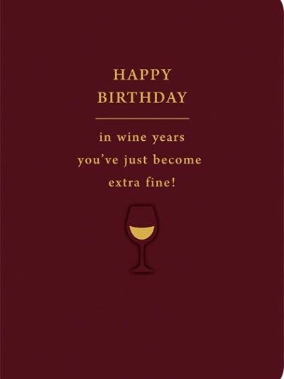 Wine Years - Mulberry & Olive Birthday Card