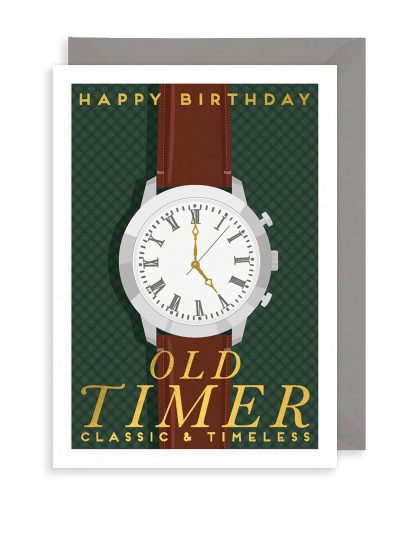 Older Timer - You The Man Birthday Card