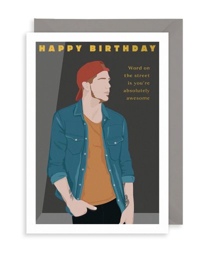 Absolutely Awesome - You The Man Birthday Card