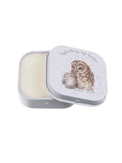 wrendale owl lip balm