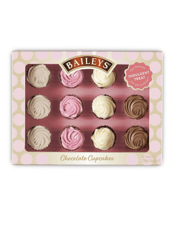 baileys cupcake selection box of 12