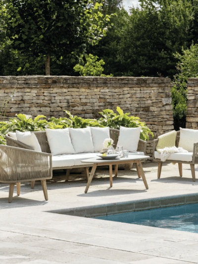 colwell polyrope outdoor sofa set