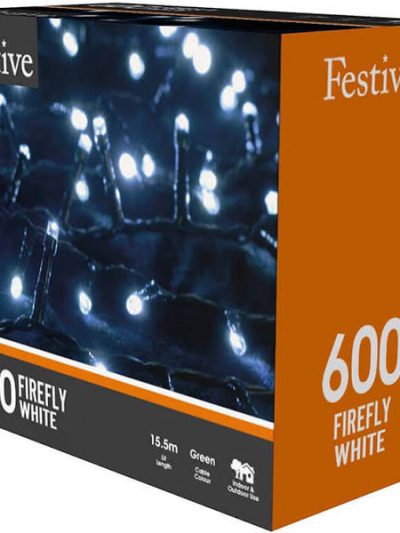 White Firefly Christmas Lights